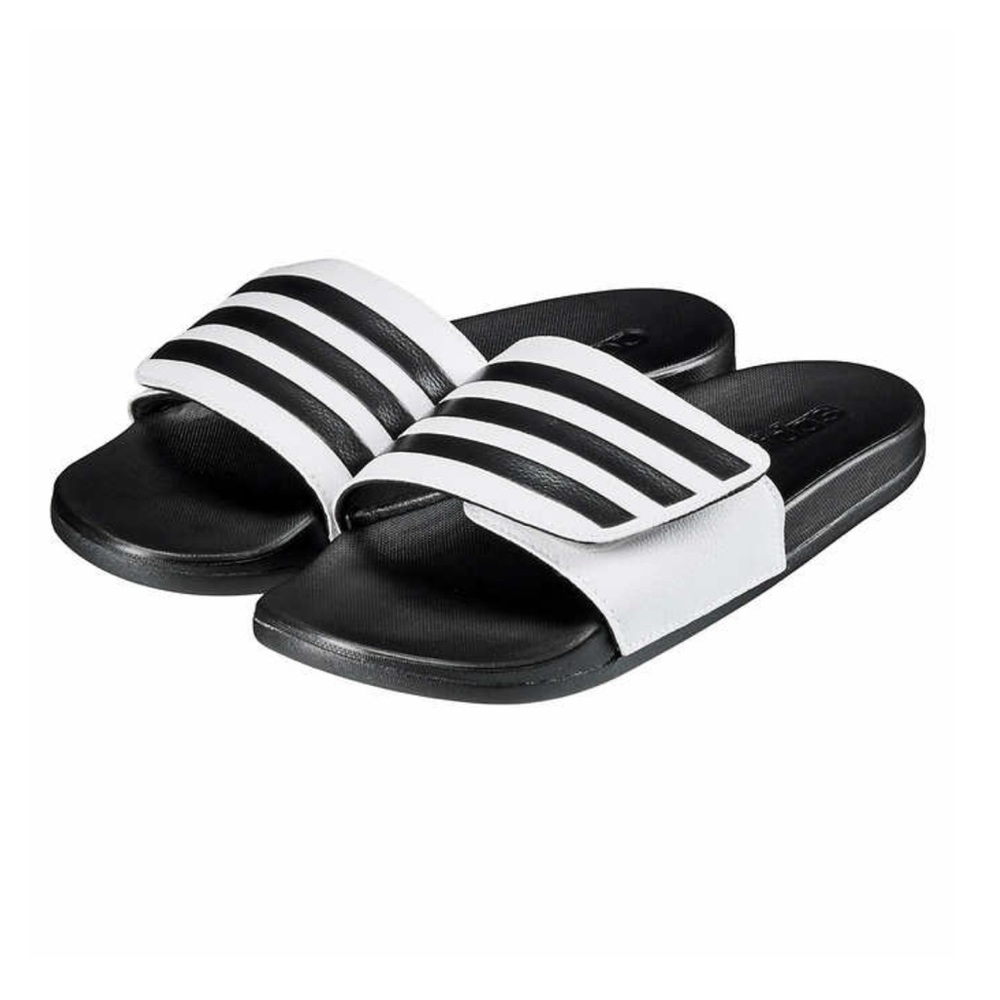 adidas Adilette Unisex Slide Sandal White/Black